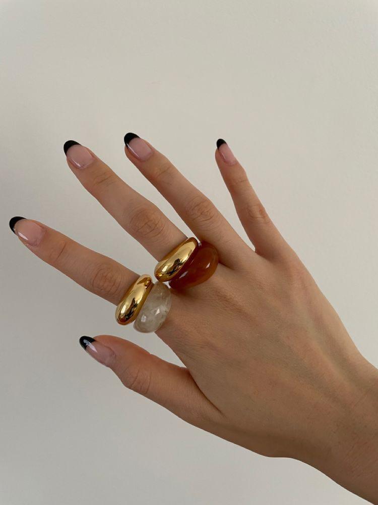 Colourful deals resin rings