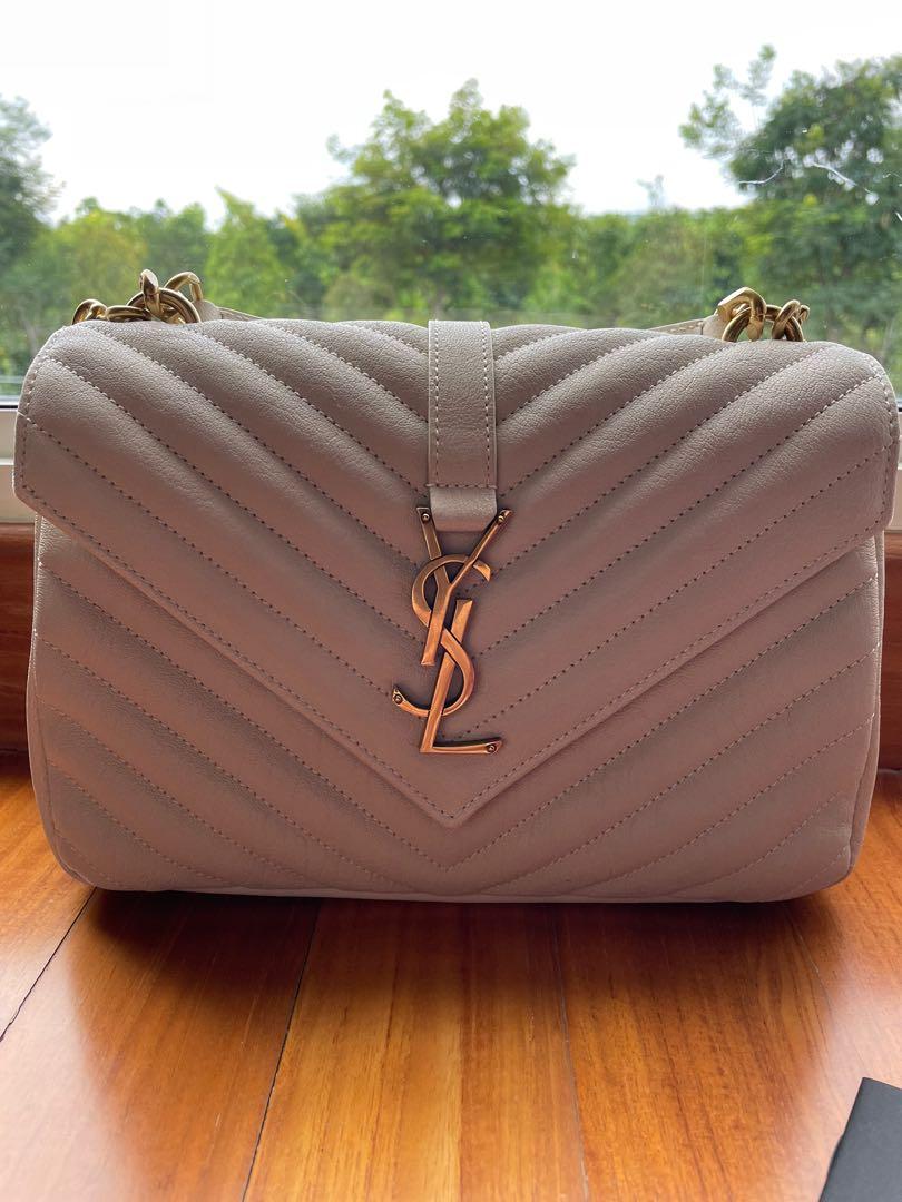 Leather Bags Ysl College Bag Colors Saint Laurent (YSL) College