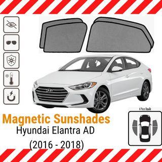 SNAPZ Hyundai Elantra AD 6th Gen Magnetic Carshade (2016-2018)