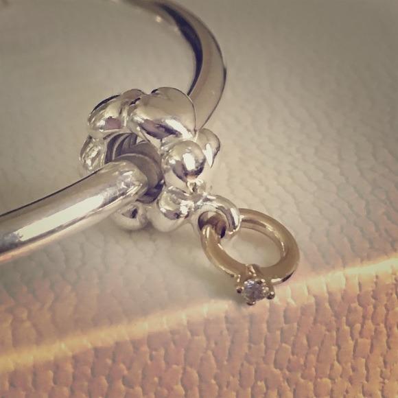 Pandora charm sales engagement ring