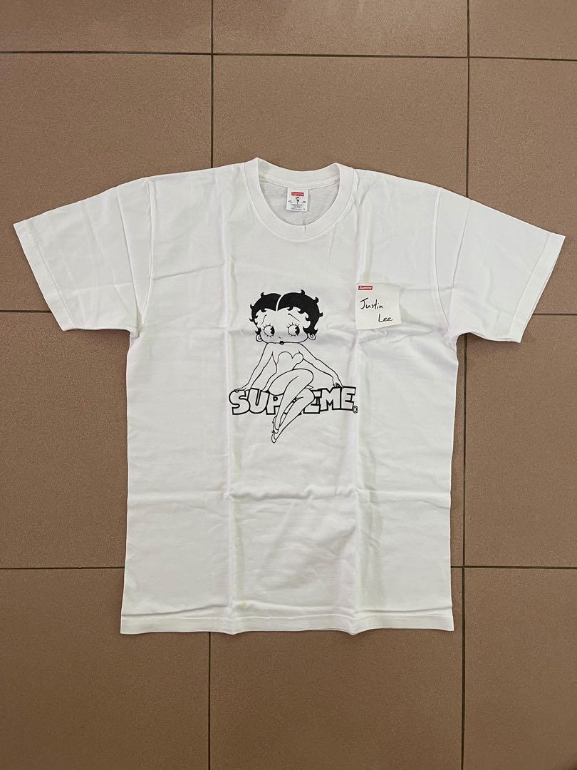 Supreme Betty Boop tee size L, 男裝, 上身及套裝, T-shirt、恤衫、有