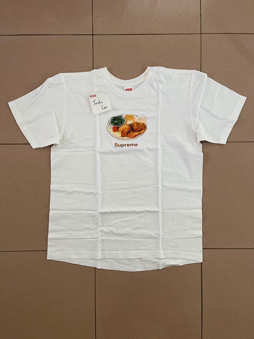 Supreme Chicken Dinner tee L white, 女裝, 上衣, T-shirt - Carousell