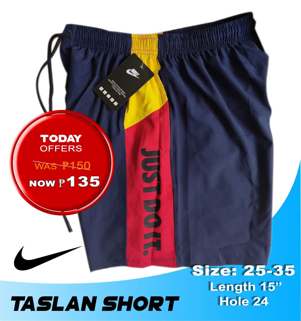 Taslan Nike Shorts For Men, Men's 