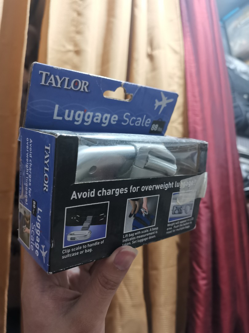 Taylor Luggage Scale 88lbs, Hobbies & Toys, Travel, Travel Essentials