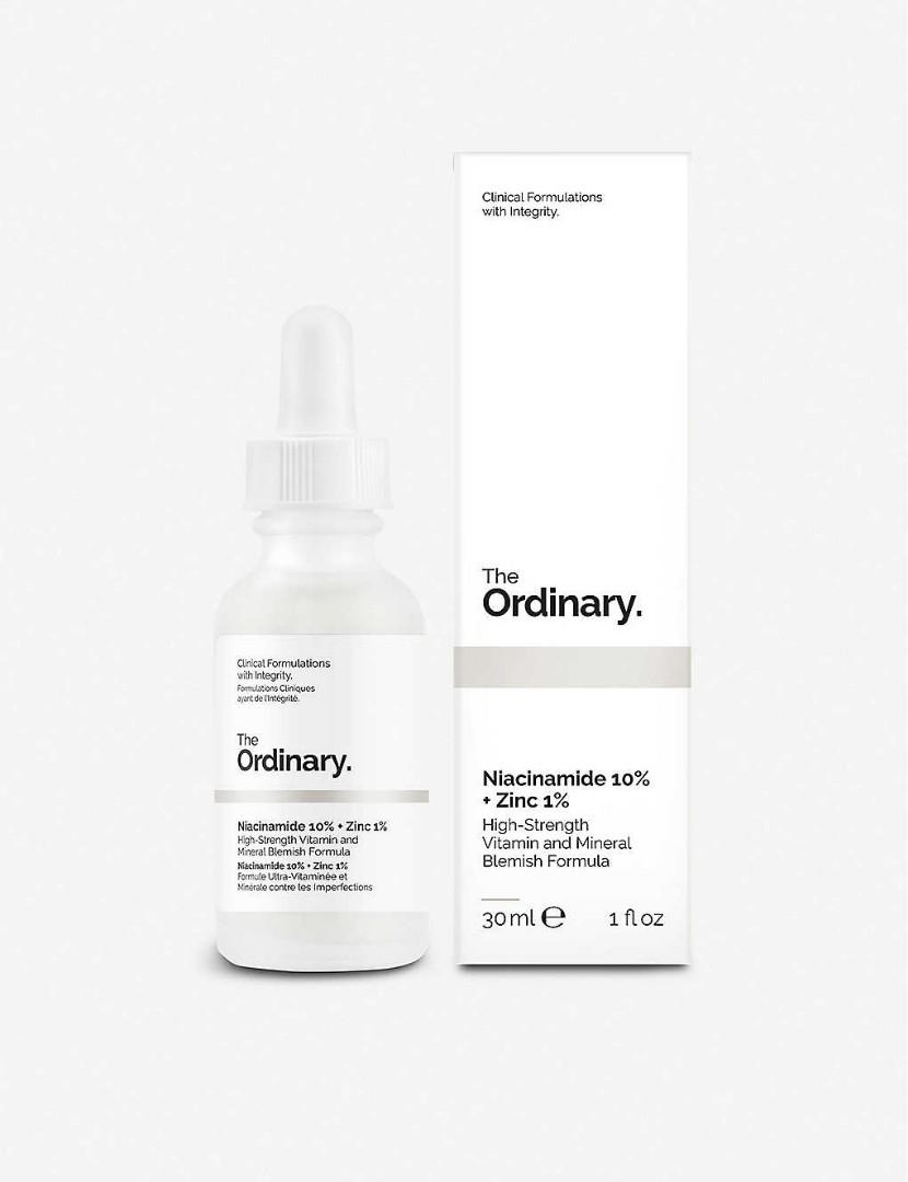 The Ordinary Niacinamide 10 + Zinc 1 30ml, Beauty & Personal Care