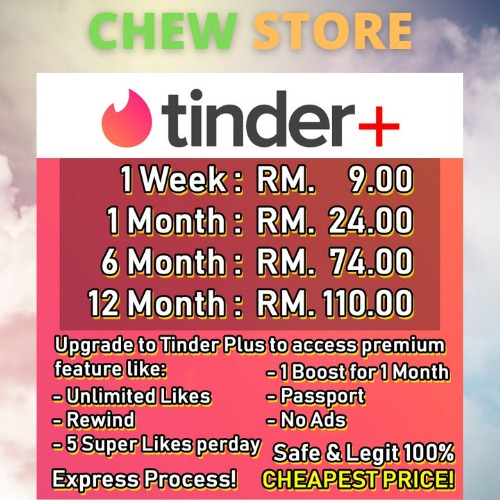 Code promotion tinder plus Free month