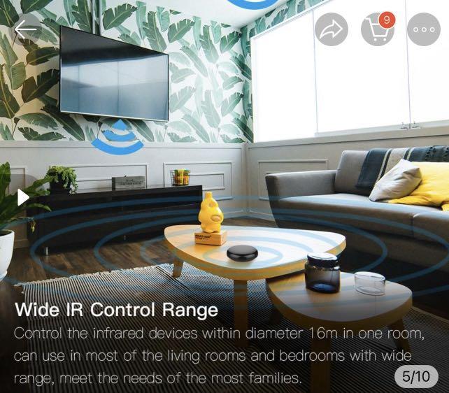 Tuya Smart Life IR Controller Blaster Infrared Wireless Remote Control