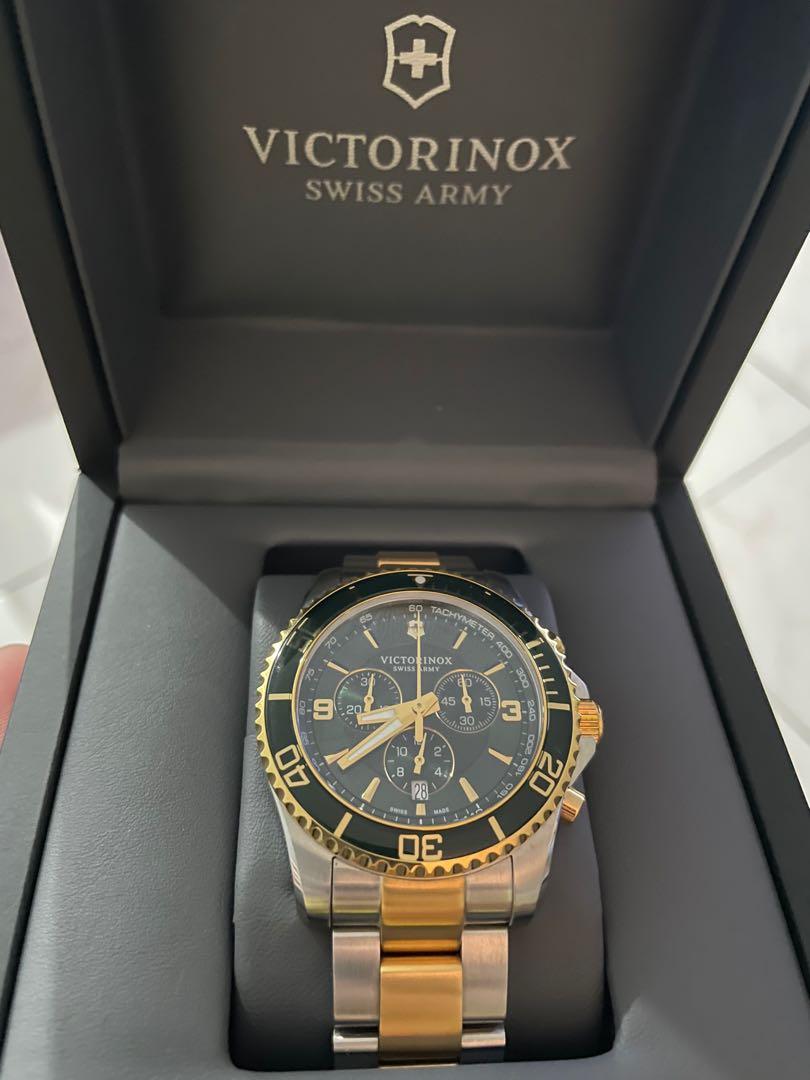 Victorinox two tone watch top