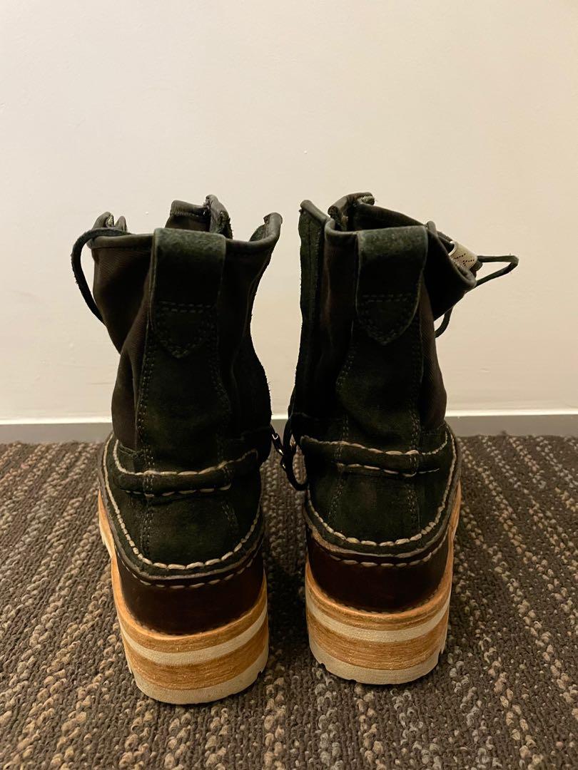 Visvim grizzly boots folk [Black seude], 男裝, 鞋, 西裝鞋- Carousell
