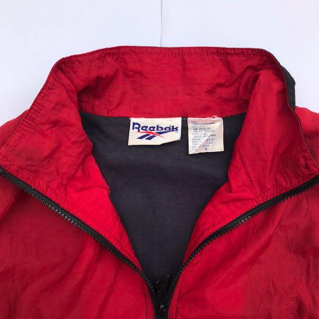 reebok fleece lined windbreaker