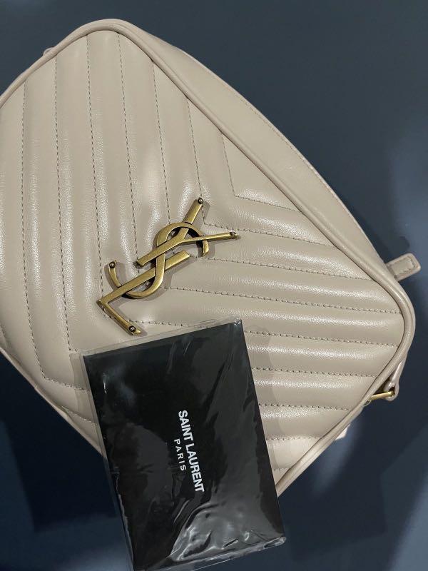 YSL CAMERA BAG (Category: Luxury Bags & Wallets) located in Cagayan de Oro. Submitted by moiobsession (Listing ID 1109775301, Image 1). Description: Comes with card and dustbag.
