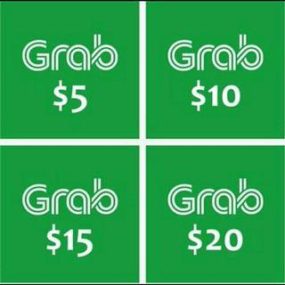 [Up to 7% off] Grab Ride / Grab Food Vouchers