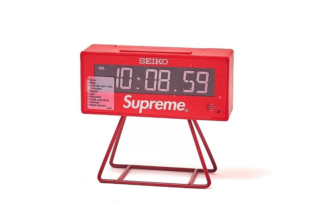 實體店預訂<日版> 日本直送Supreme x Seiko Marathon Clock 