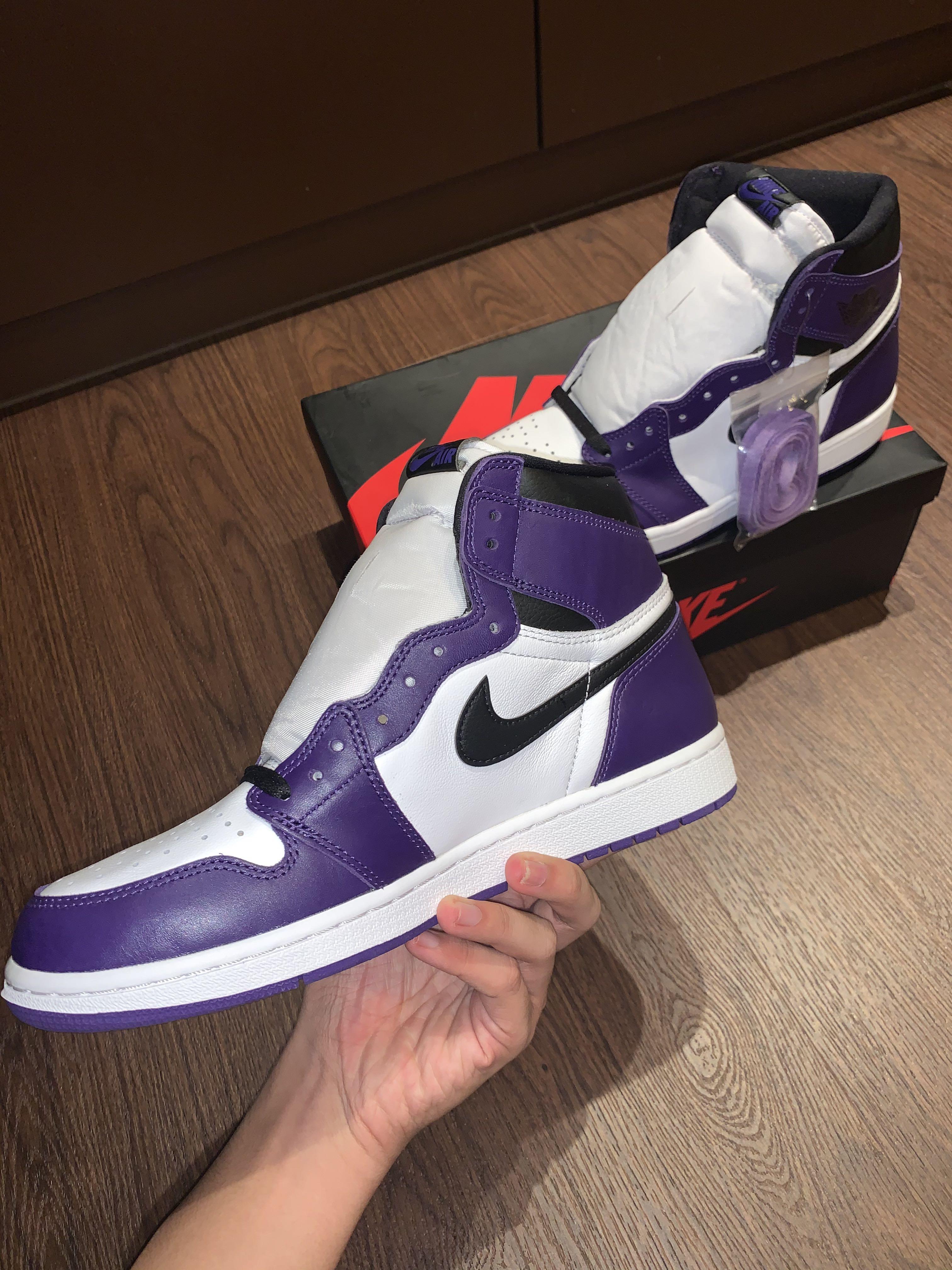 🔮 Air Jordan 1 Court Purple 🔮 (US9.5/US10/US10.5)