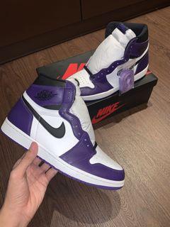 🔮 Air Jordan 1 Court Purple 🔮                                     (US9.5/US10/US10.5)