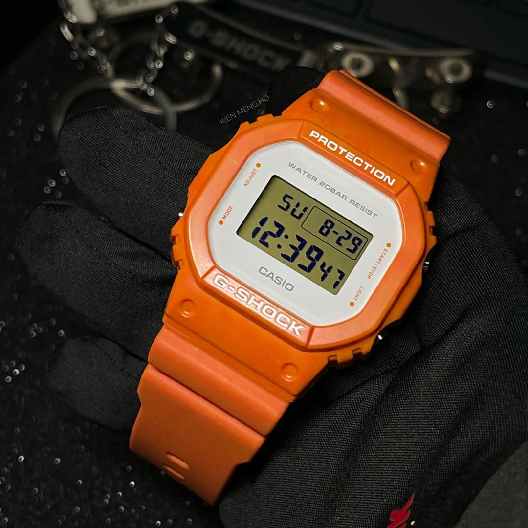 G shock on sale orange colour
