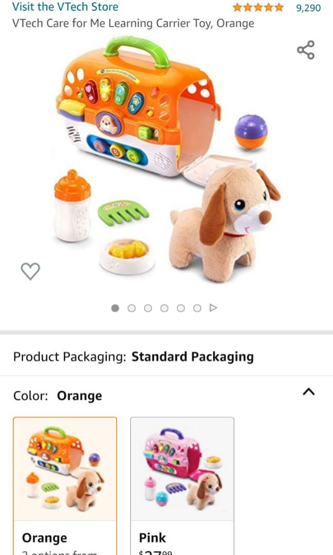 vtech pet carrier orange