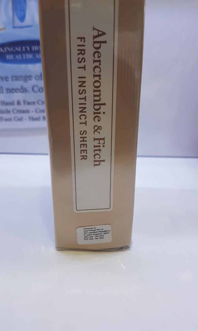 Abercrombie Fitch First Instinct Sheer EDP 100ml Beauty