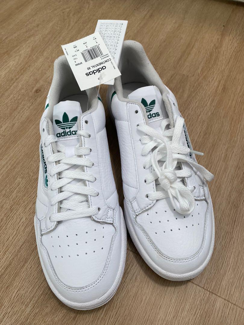 Adidas continental outlet white green