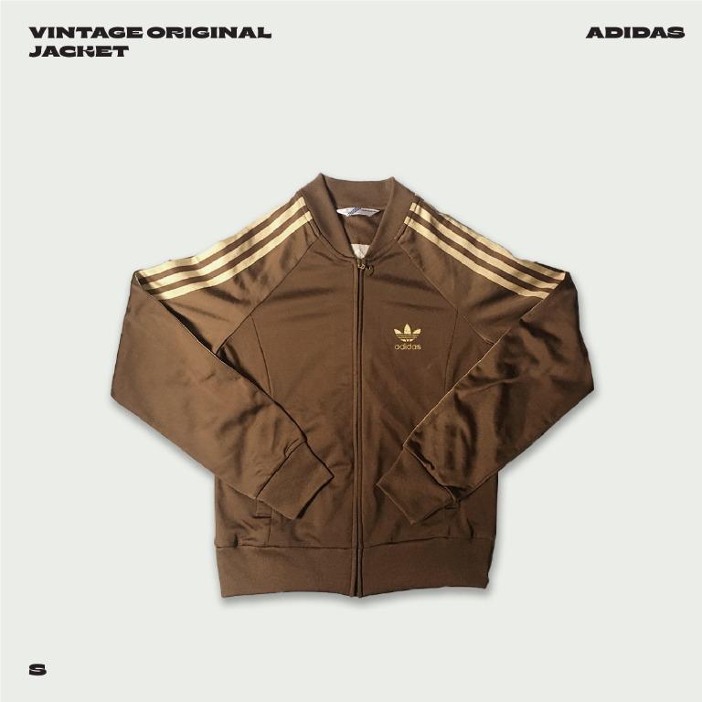 brown adidas jacket