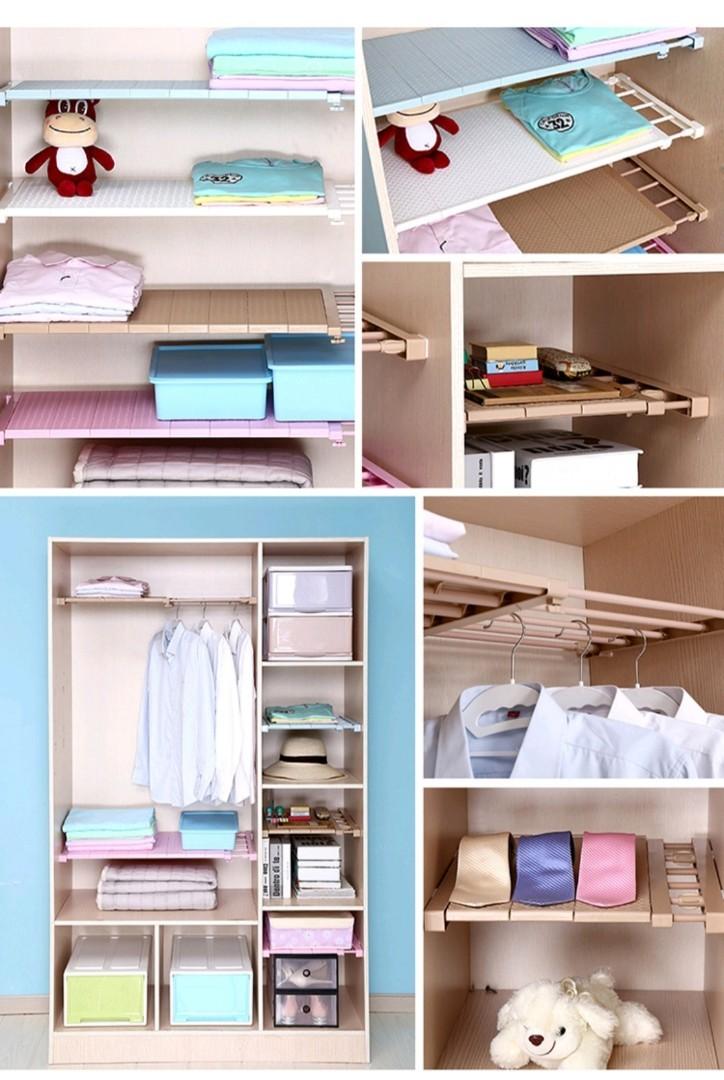 Adjustable Organizer Rack, Furniture & Home Living, Furniture, Shelves ...