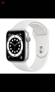 Apple Watch S6 44mm 鋁金屬錶殼配運動錶帶（GPS)