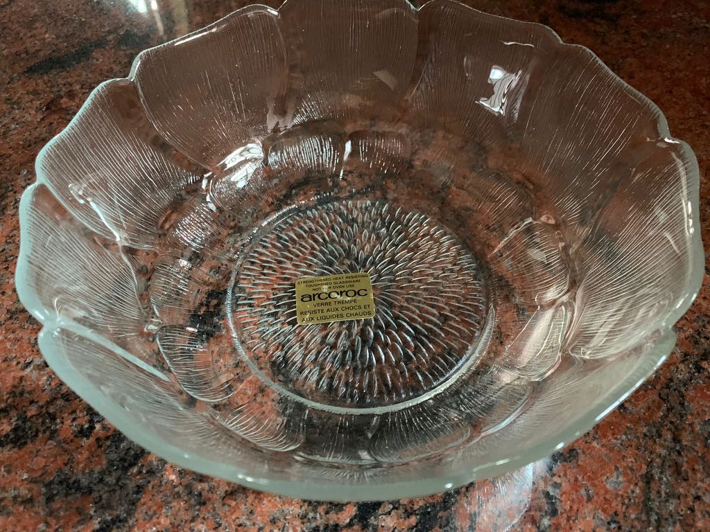 Arcoroc France Salad Bowl Furniture Home Living Kitchenware Tableware Dinnerware Cutlery On Carousell