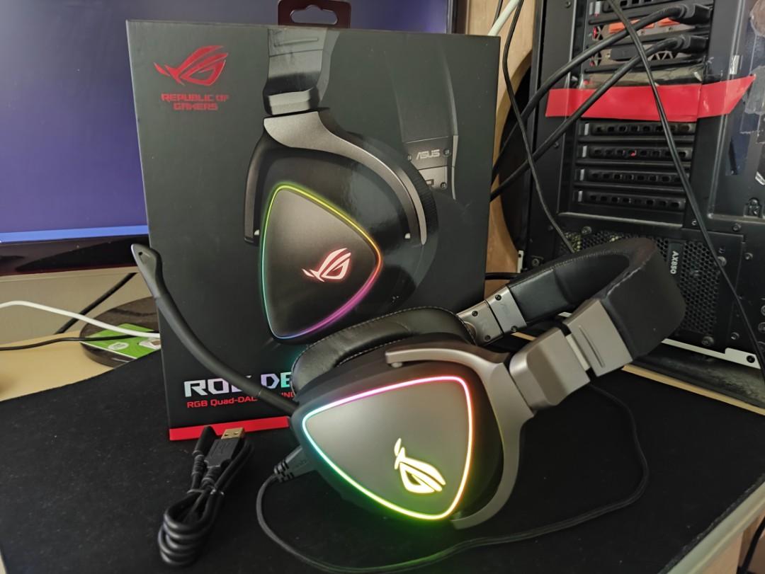 Asus ROG Delta Headset, Video Gaming, Gaming Accessories, Virtual ...