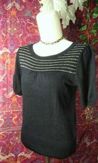 Atasan hitam by elle