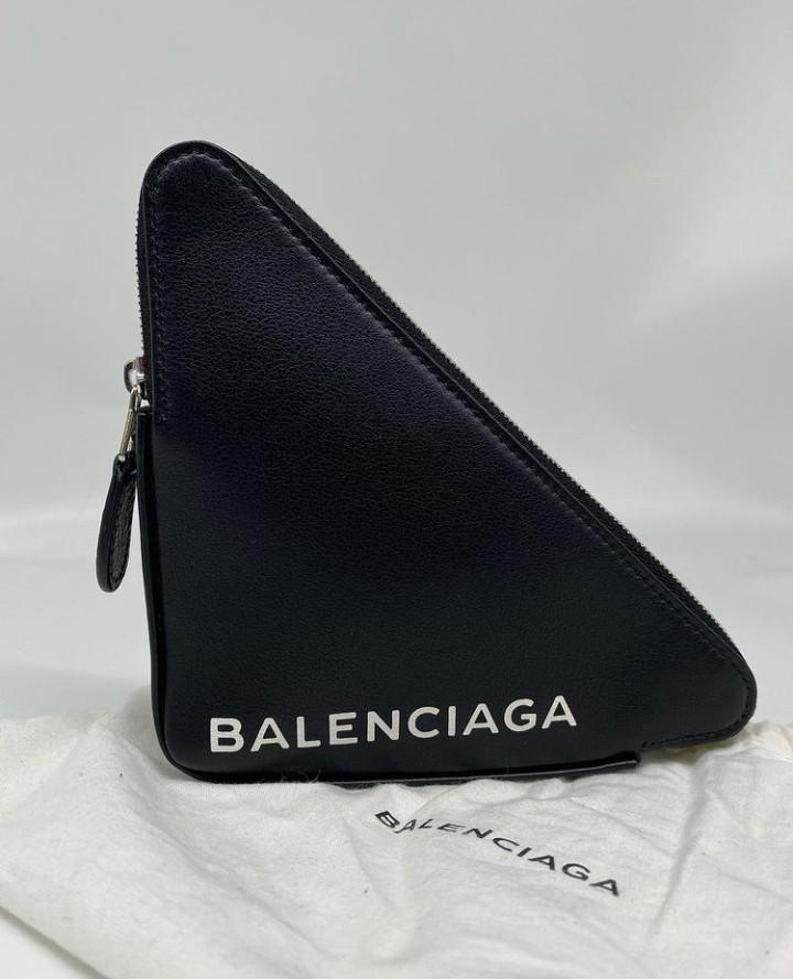 Balenciaga Triangle Chain Crossbody Bag Leather Small - ShopStyle