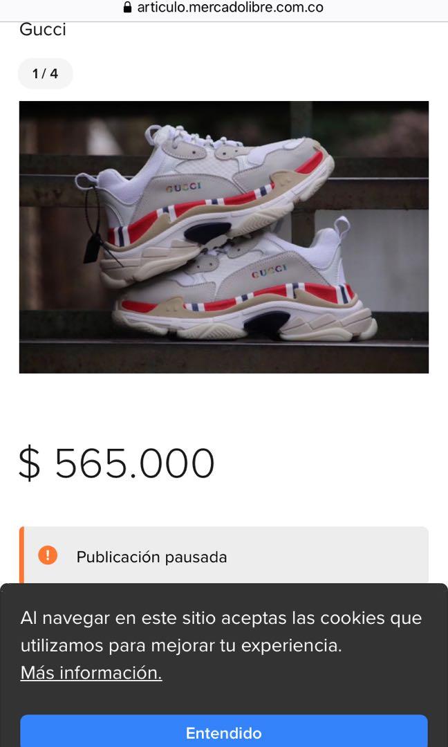 Balenciaga triple s Gucci limited edition shoes Women s Fashion