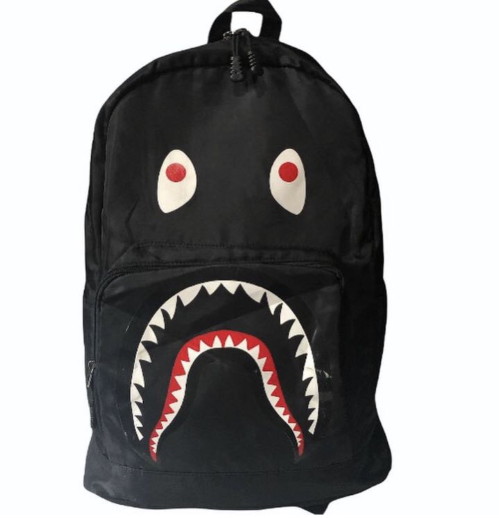 Bathing ape shark backpack hotsell