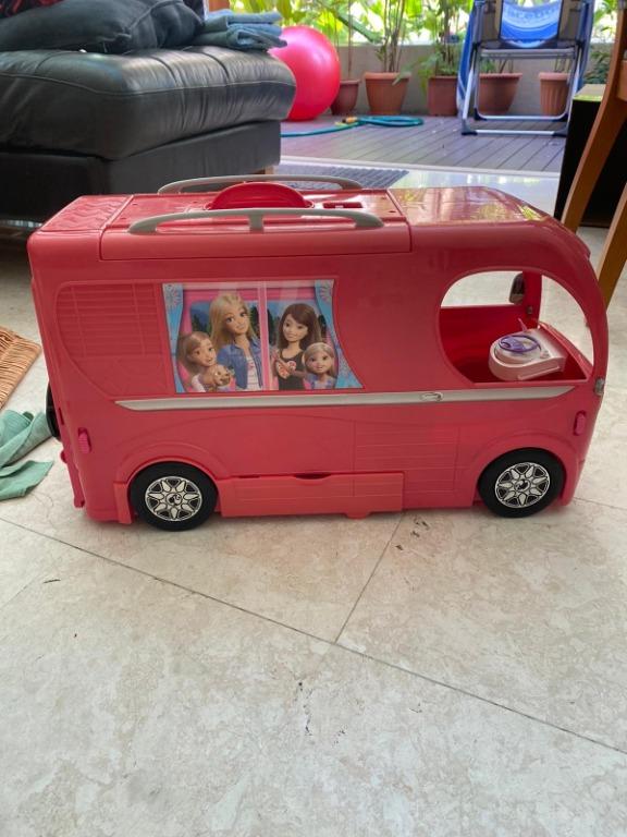 Barbie Camper van and assorted Barbies, Hobbies & Toys, Toys & Games on