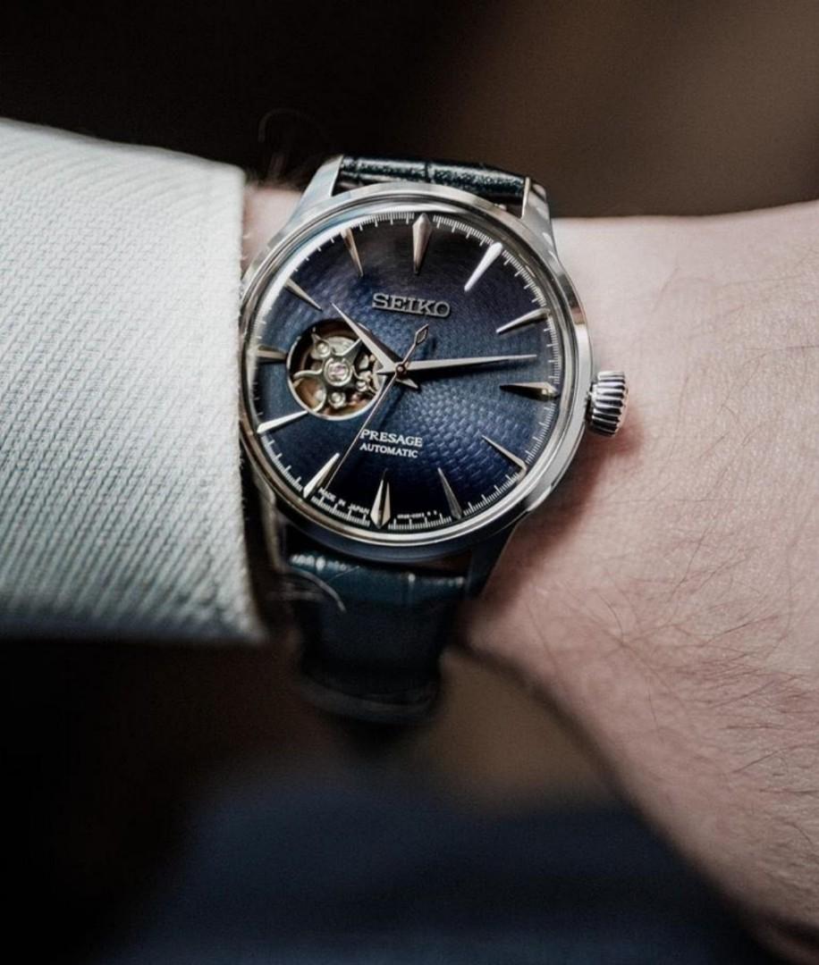 Seiko blue moon open heart shop
