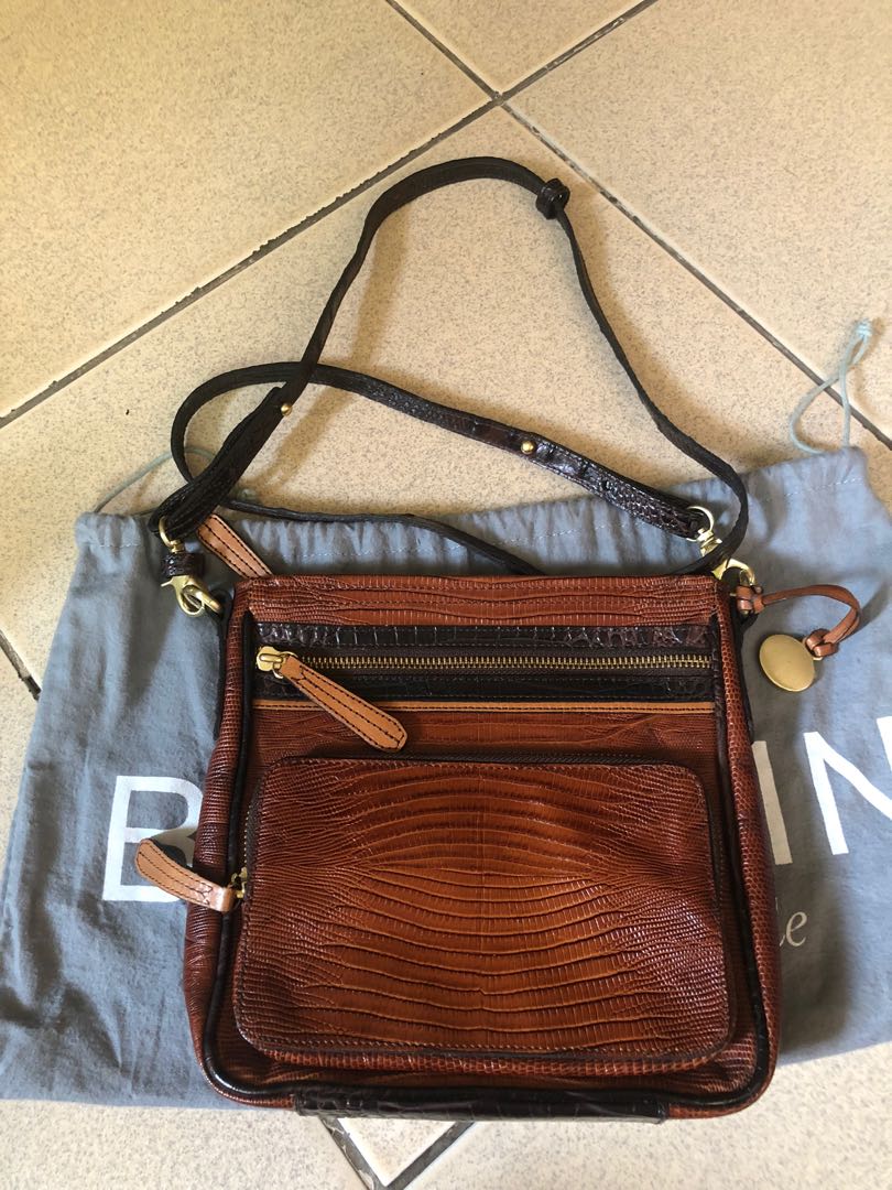 Brahmin leather sling bag Women s Fashion Bags Wallets Cross