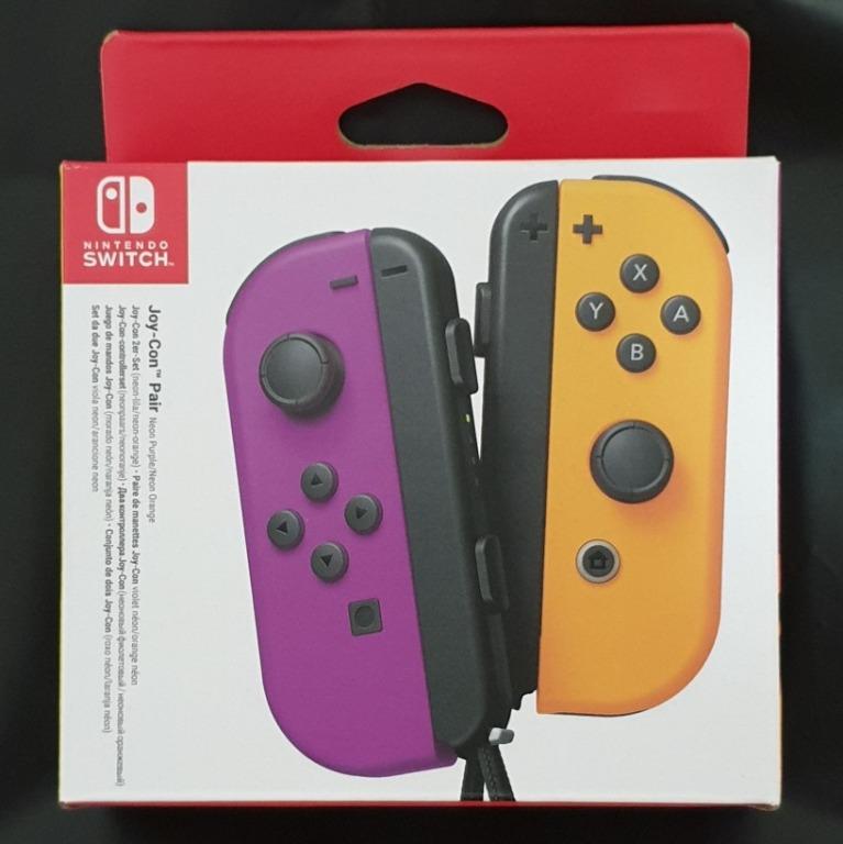 Orange and sale purple joycons