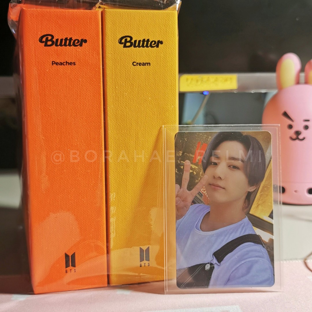BTS BUTTER ALBUM SET WITH JUNGKOOK POB and TIN CASE, Hobbies & Toys