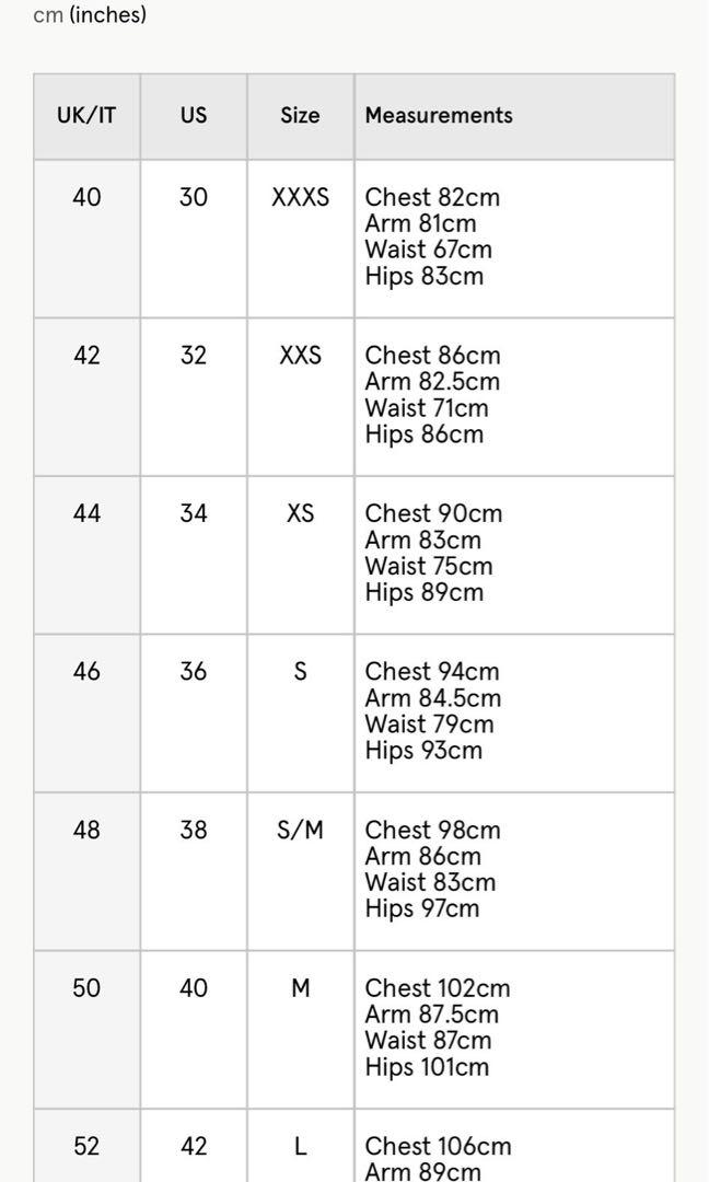 Burberry hoodie store size chart