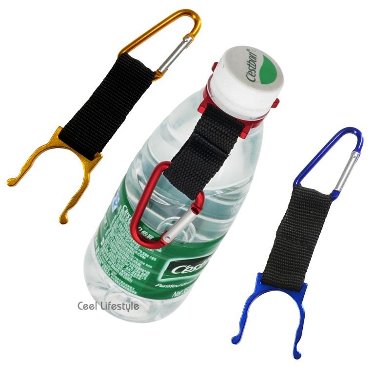 1Pcs Water Bottle Holder Hook Hanging Bottle Buckle Clip Carabiner