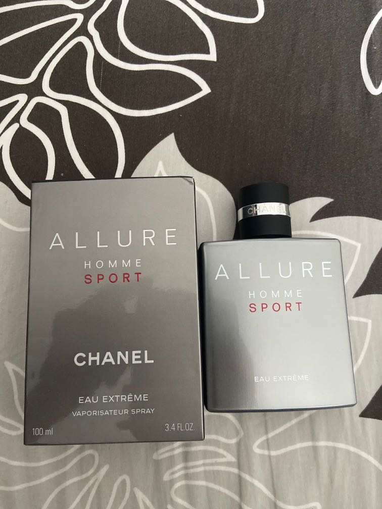 Chanel Allure Homme Sport Eau Extreme 100ml EDP, Beauty & Personal Care,  Fragrance & Deodorants on Carousell