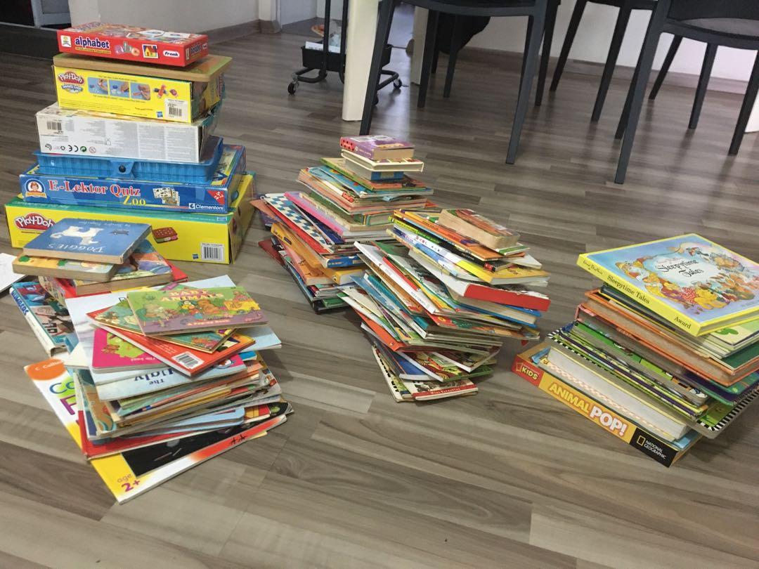 Clearing all children books and some toys, Hobbies & Toys, Books