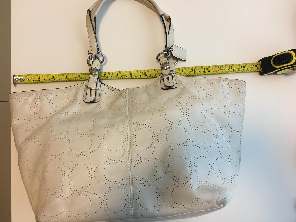 Coach store perforated tote