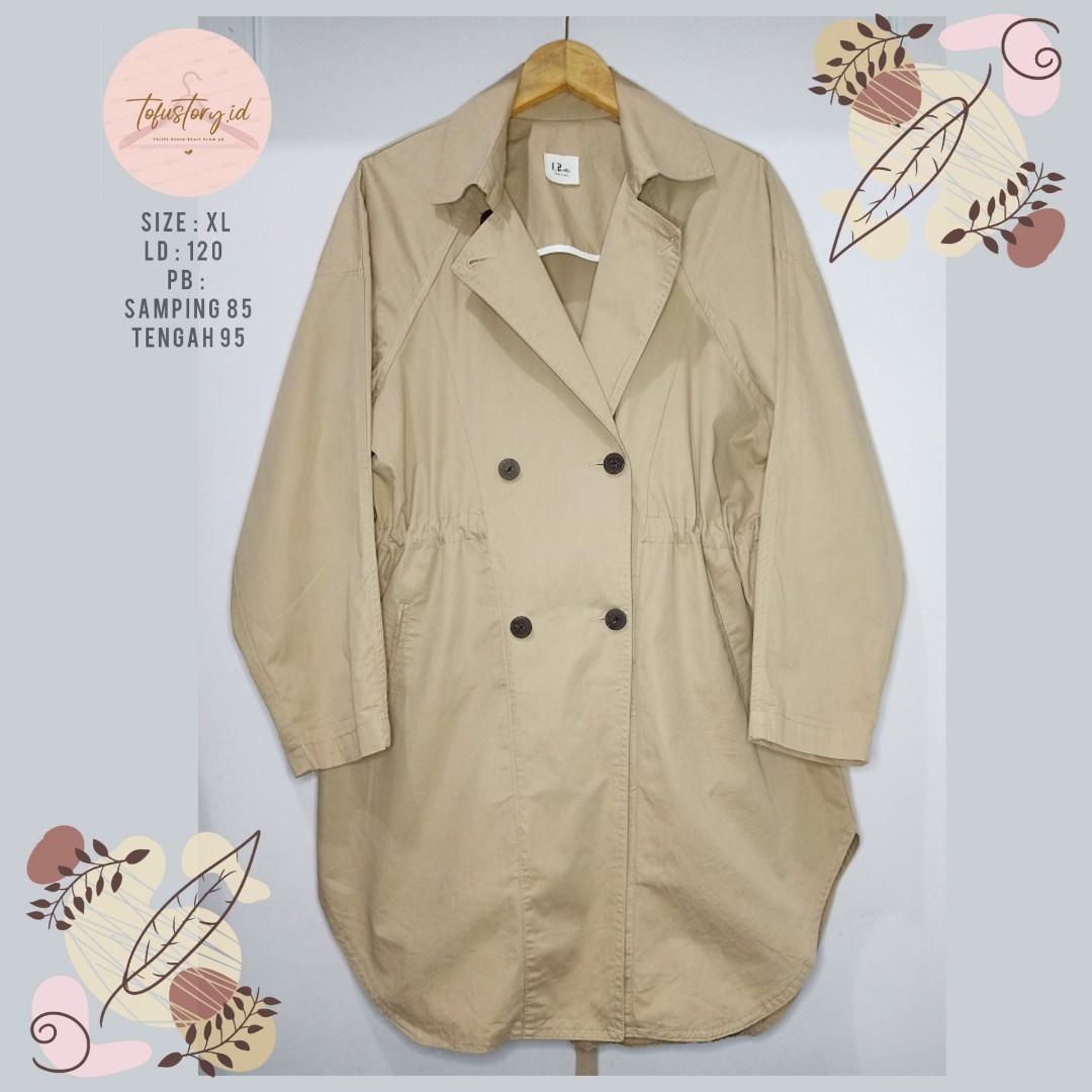 Coat katun chinos Ex Import, Fesyen 