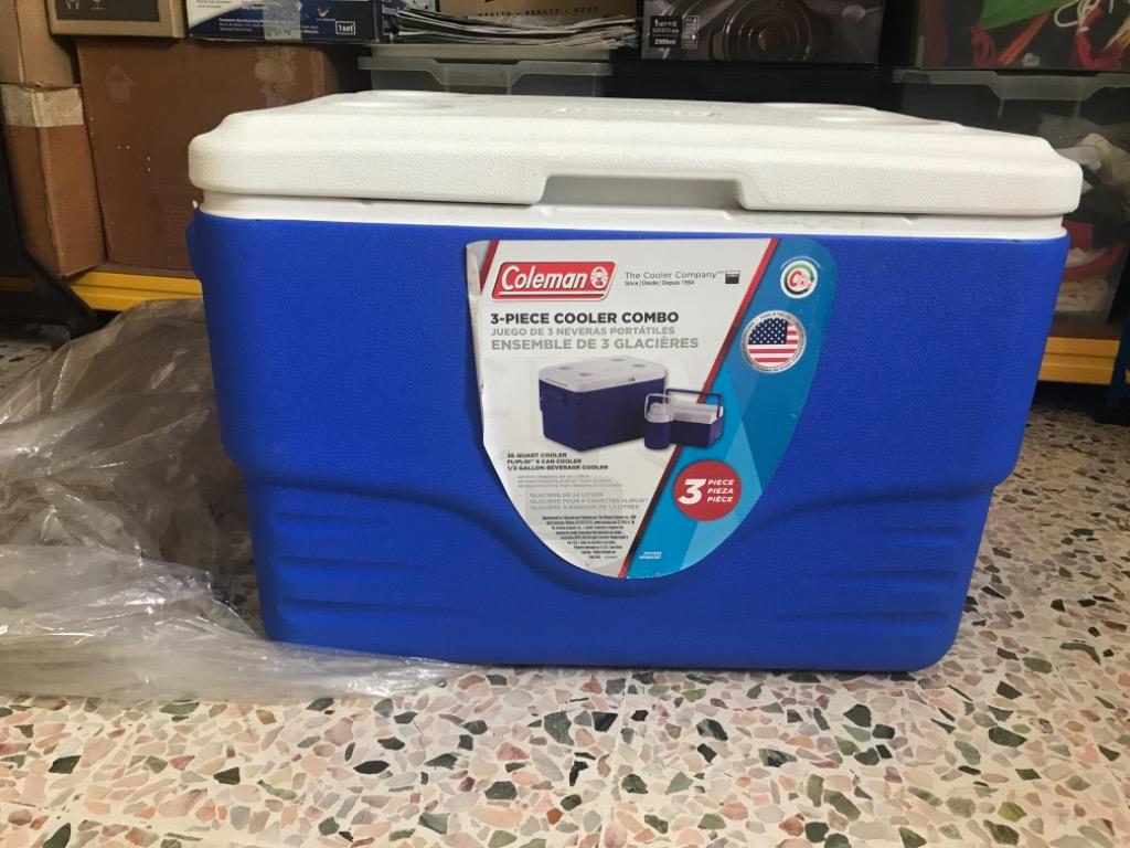 Coleman 3 store piece cooler combo