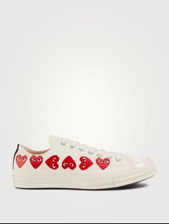 olive comme des garcons converse