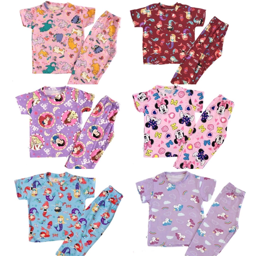 JanElla's PAJAMA SET BIG SIZE (4 to 9 Years Old) SLEEPWEAR TERNO for KIDS  BOYS 100% Cotton Made in Vietnam