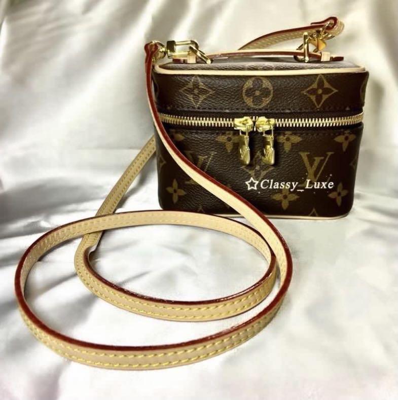 Crossbody Chain & D-Ring to DIY LV Nice Nano Vanity Bag, Women's Fashion,  Bags & Wallets, Cross-body Bags on Carousell