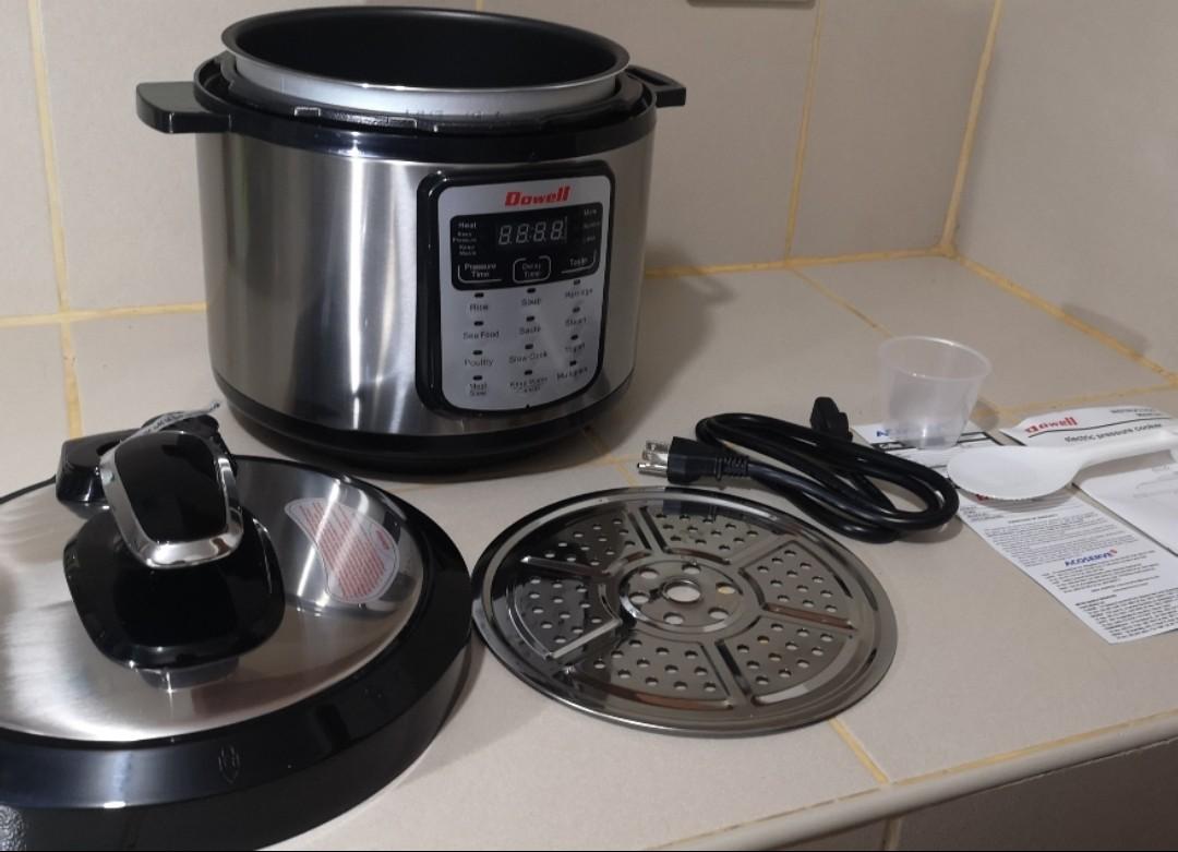 Dowell 6-in-1 Multi cooker with 12 Cooking Programs Electric Pressure ...