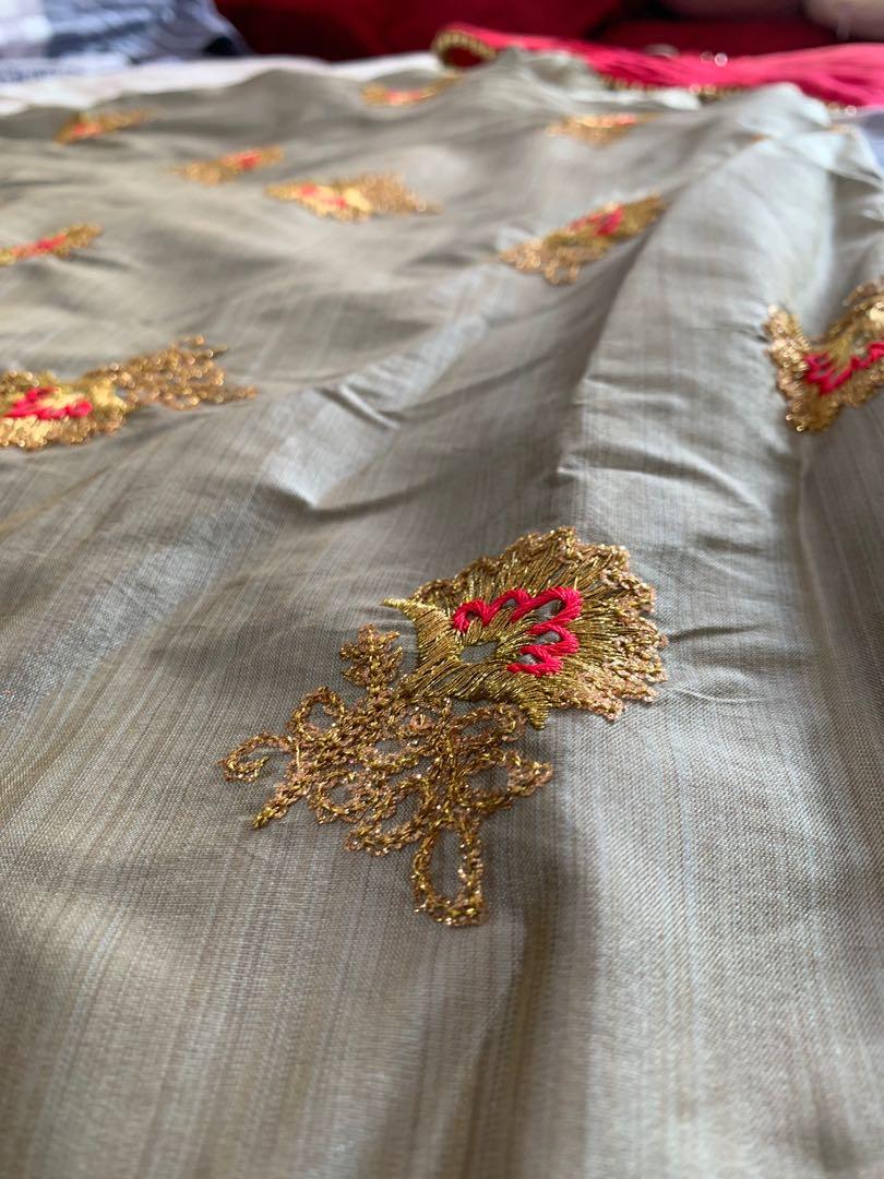 Dresses (Category: Babies & Kids Fashion) located in Singapore. Submitted by asha_iqbal (Listing ID 1109999113, Image 4). Description: Raw silk. Brand new .