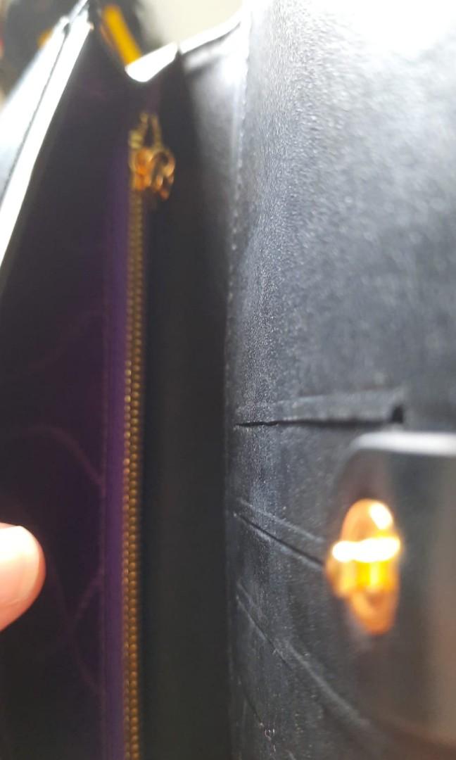 FION long black wallet, Luxury, Bags & Wallets on Carousell